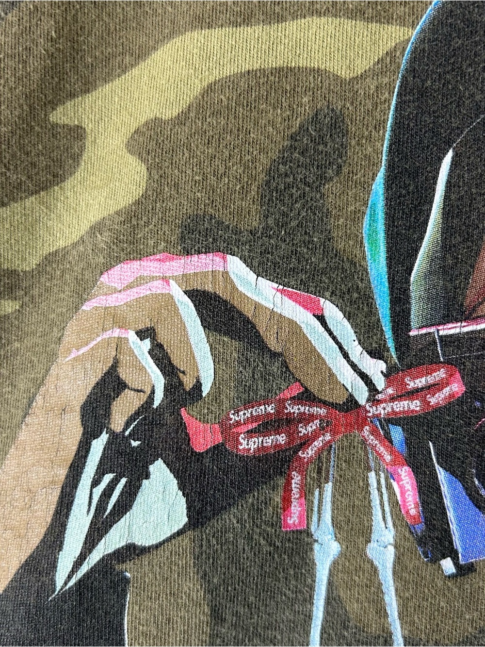 SUPREME SS19 Short Sleeve Creeper Tee Woodland Camo - Picture 2 of 6